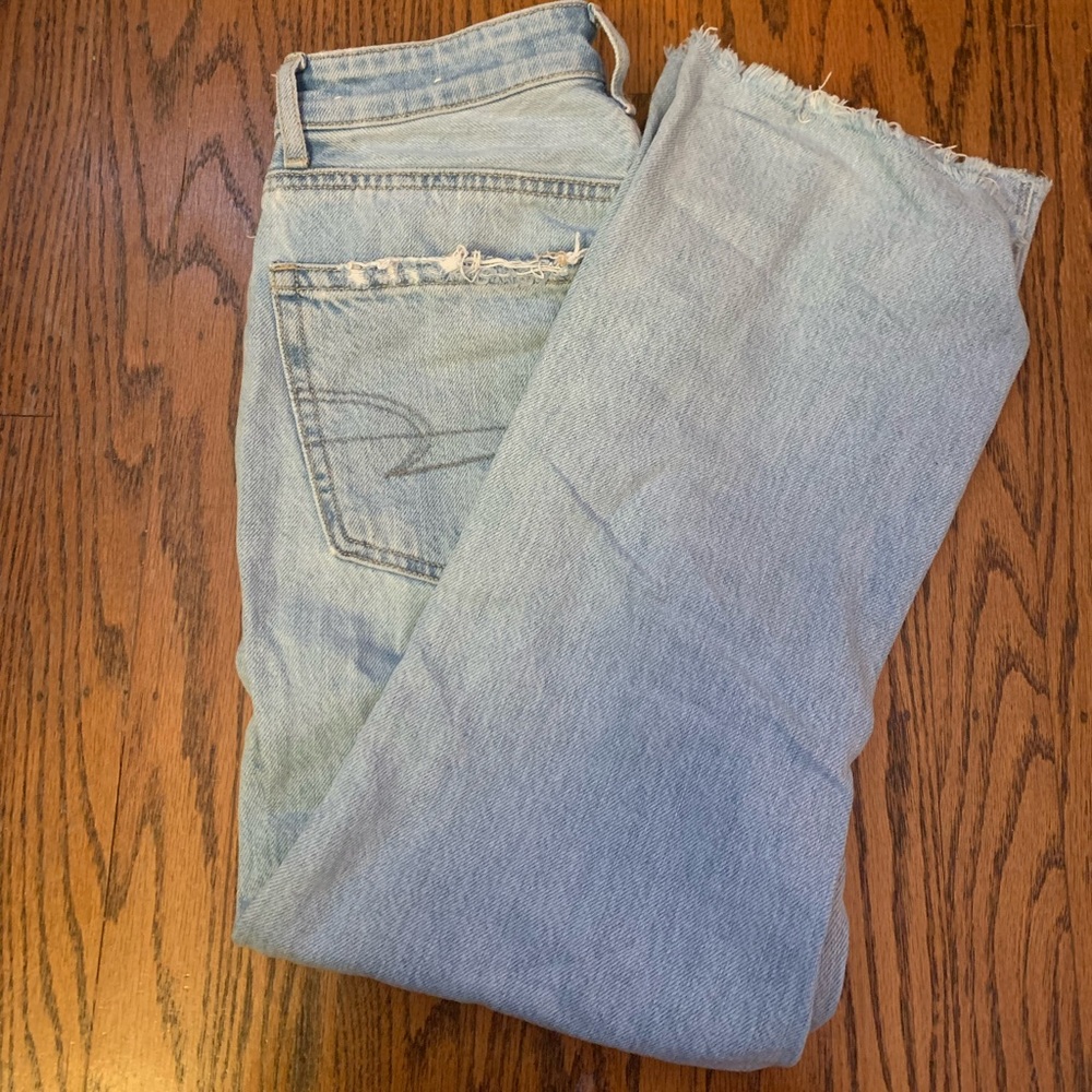 Light blue American eagal baggy jeans